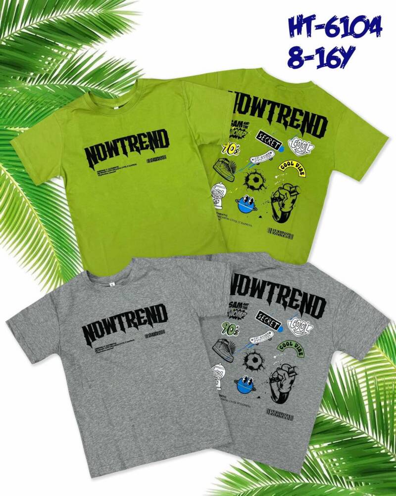 Bluzki chłopięce. Roz 8-16, Mix Kolor Paczka 5 szt.